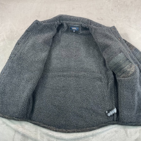 Roark Hebrides Jacket Men Medium Multi Military Striped Wool Blend Snap NWT $165 - Picture 4 of 12